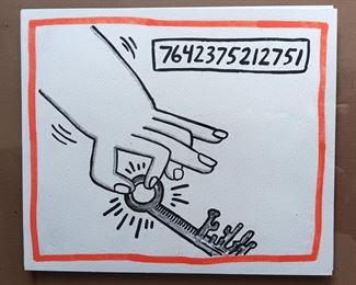 Keith Haring, w/ COA