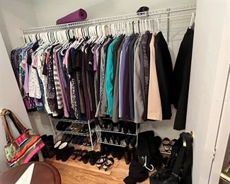 Large collection of ladies clothing. Wonderful condition sizes petite to 12.
Large collection of ladies shoes, size 8