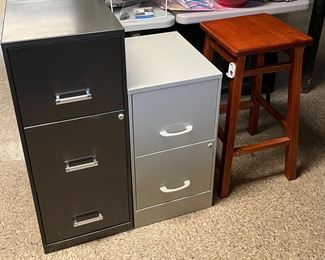 Metal file cabinet