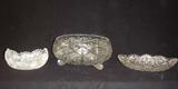 A NICE SELECTION OF CUT GLASS.