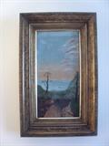PRIMITIVE OIL ON CANVAS.