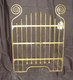 EARLY BRASS BANK TELLER GATE.