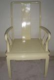A PAINTED CHINESE CHAIR.
