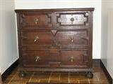 WILLIAM AND MARY 19TH CENTURY DIMINUTIVE CHEST, WALNUT.