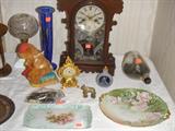 LIMOGES, VICTORIAN CLOCKS.