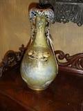 FINE BOHEMIAN "TEPLITZ" ART POTTERY VASE, EXCELLENT!
SIGNED TEPLITZ