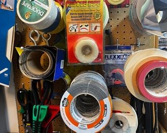Tape and tons of tool related supply 
