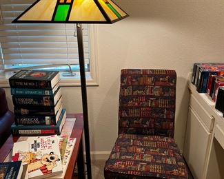 Standing stained glass lamp