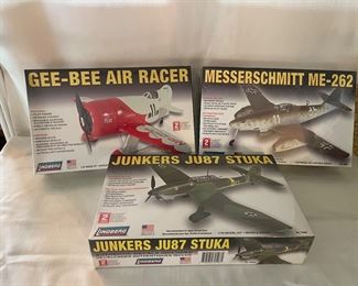 Lindberg Airplane Models (new in sealed boxes)