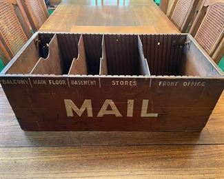 Antique Office Mail Box