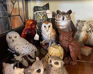 Great Selection of Owl Collectibles 
