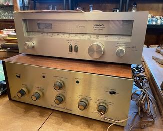 Nikko NT-550 Tuner and AES Stereo 225 Amplifier 