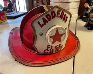 Vintage Ladder 55 Fire Chief Helmet (Decor)