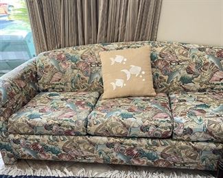 Colorful beach couch!