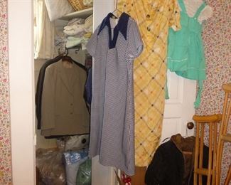 closet full of misc . / kids antique clothes 