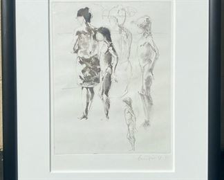 Eric Fischl Signed print