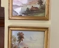 Antique Scottish tiles circa 1800's