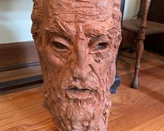 Very uncommon "Moses" bust by Laszlo Ispanky. Often referred to as " The Living Master" 