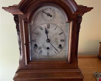 Antique Mantel clock. Made in Württemberg. Restored and running beautifully. 5474  /  22