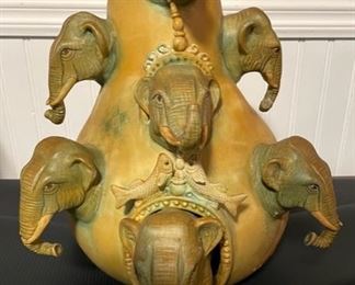 Be the only one in the city that can say YOU have an original Sergio Bustamante. "Elephants in a Gourd"