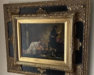 Beautiful Oil on Board.