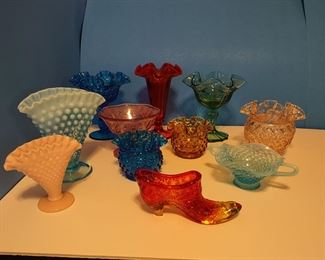 Huge Collection of sought after pieces of Fenton Glass