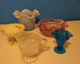 Huge Collection of sought after pieces of Fenton Glass