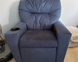 Child-sized stuffed chair