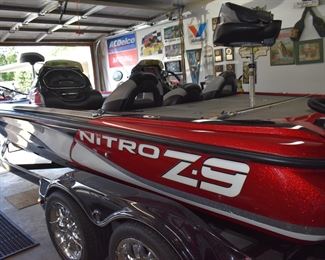 2012 Nitro Z-9
BOAT INFORMATION 2012 Nitro Z Series Z - 9 We have a 2012Nitro Z-9 ready for you with only 555 hours! This boat is a single console fiberglass fishing machine, it is powered by a 250 Horse powered Pro XS Mercury Engine with stainless steel propeller. This boat is in mint condition, the upholstery looks amazing and overall, this is a slick boat. More Specifications: Rear divided Live well Custom Nitro gray cover Stainless Steel Propeller Tandem axle trailer included Spare tire and wheel Torgue Master Gear Case Minn Kota, Fortrex 101 thrusts/36 Volt trolling motor Lowrance HDS 12 at console onboard charger 10" Jack Plate Hot Foot Blinker trim
Dimensions
Nominal Length
20.75ft
Engine
250 Horse powered Pro XS Mercury Engine with stainless steel propeller.
Buy now for $37,500.00 or
Call for details we are taking offers!