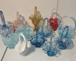 Huge Collection of sought after pieces of Fenton Glass