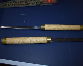 Over 140 Pocket, Hunting, Military and Other Knives many with Names like Buck, Case, Old Timer, Kissing Crane, Barlow, Boker, Victorinox, Craftsman, Stihl, and More!