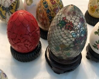Vintage egg collection