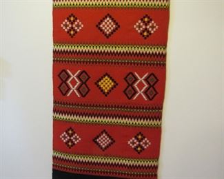 Handwoven Scandinavian wall hanging