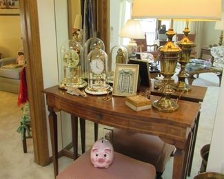 Two anniversary clocks