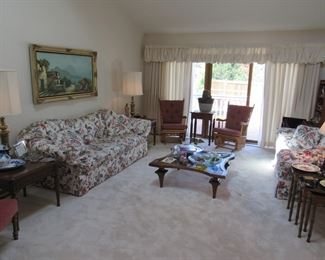 Drexel sofa and loveseat