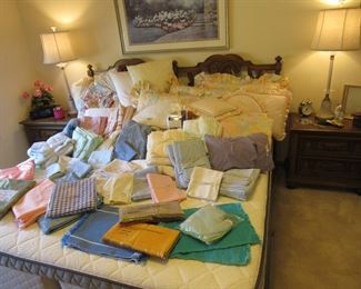 King size bed linens