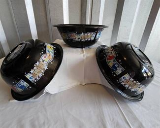 Set of 3 2008 MM Bowls