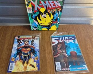 Superman Comics. XMen Hardcover Book