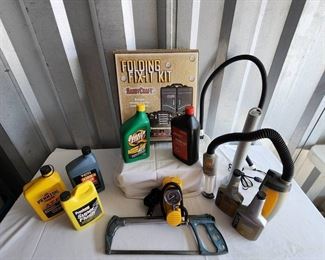 Tool Kit Snake Light  Transmission Fluid  Oil  Vintage Saw