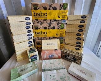 Unbleached Toilet Paper Tissues  Large Lot