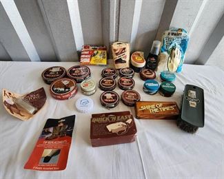 Vintage Shoe Shine Items