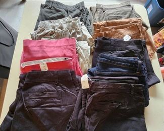 Womens Pants LARGE Mixed Lot