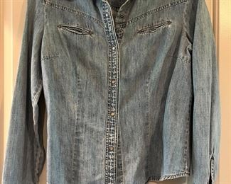 Jean Shirt By:  J Crew (size medium)