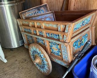 Colorful Costa Rican cart. $275