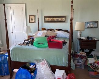 Four poster bed. $375