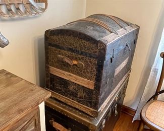 Antique trunks