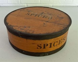 Antique Round Spices Box