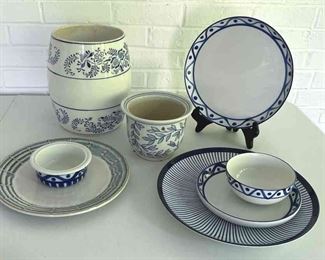 Blue Pottery Includes Dansk