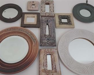 Hand Crafted Ceramic Mirrors Featuring Mark Yasenchack