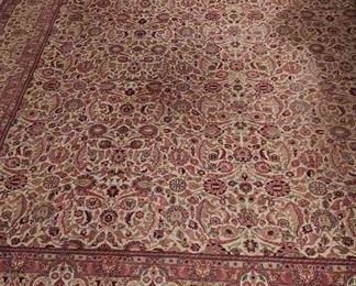 HandKnotted Indian Mahal Wool Room Sized Rug